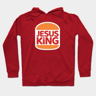 Jesus Is King - Burger Style Logo Hoodie